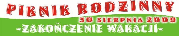 baner - Piknik rodzinny